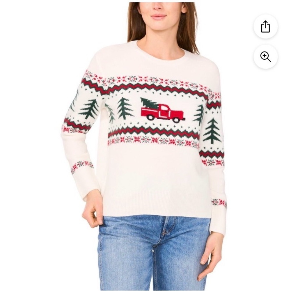 Vince Camuto Christmas Sweater-S